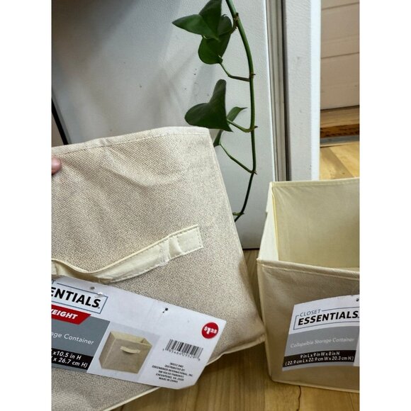 (2) Essentials Closet collapsible storage container - Picture 5 of 9